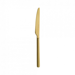 Illusion Mat Gold Dessert Knife