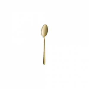 Illusion Mat Gold Demitasse Spoon 11cm