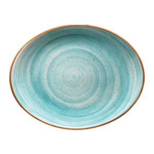 Aqua Moove Oval Plate 25 cm