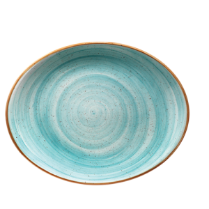 Aqua Moove Oval Plate 31*24 cm