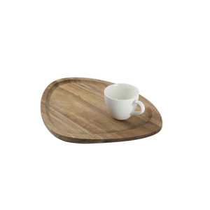 Acacia Triangle Coffee Board 27*21 cm *