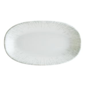 Iris Olive Gourmet Oval Plate 34*19 cm