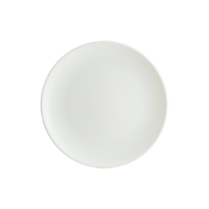 Iris White Gourmet Flat Plate 23 cm