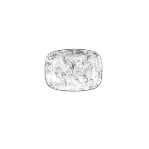 Rocks Black Gourmet Rectangular Plate 14*10 cm