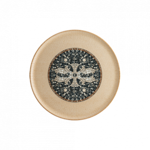 Mesopotamia Mosaic Wood Gourmet Flat Plate 32 cm
