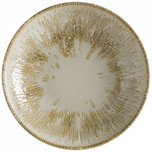 Sand Snell Bloom Deep Plate 23 cm 1000 cc