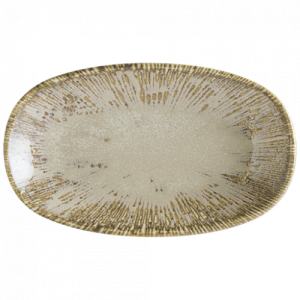 Sand Snell Gourmet Oval Plate 24*14 cm