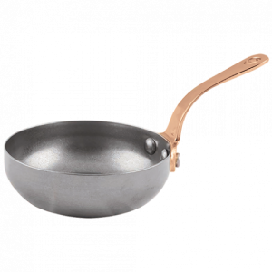 Antique Mini Bytes fry Pan – with long Brass handle-8.25 x 2.50 cm 120 ml