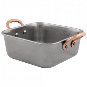Antique RoasterSquare-Large with 2 side Brass Handles 13.75×5.25 cm-800ml